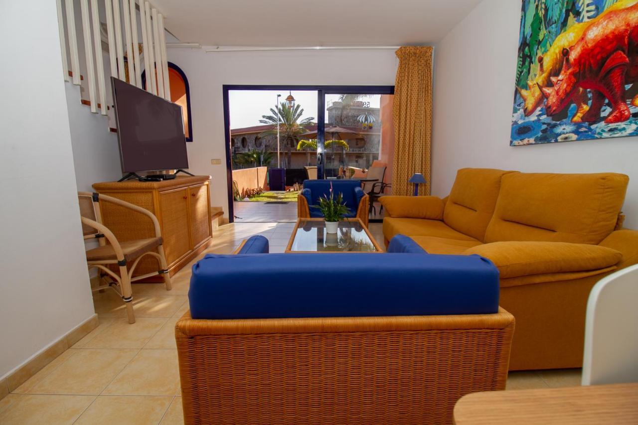 Duplex Meloneras With Free Wifi And Private Garden Villa Luaran gambar